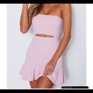 White Fox Just My Type Cut Out Dress